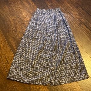 NWT Vintage Sigrid Olsen Button Down Paisley Skirt
